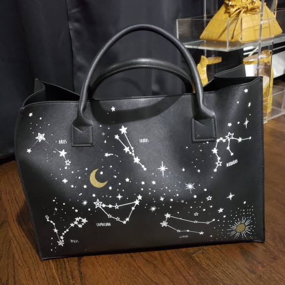 Horoscope Constellations Tote Bag Vegan Leather - Picture 10 of 12